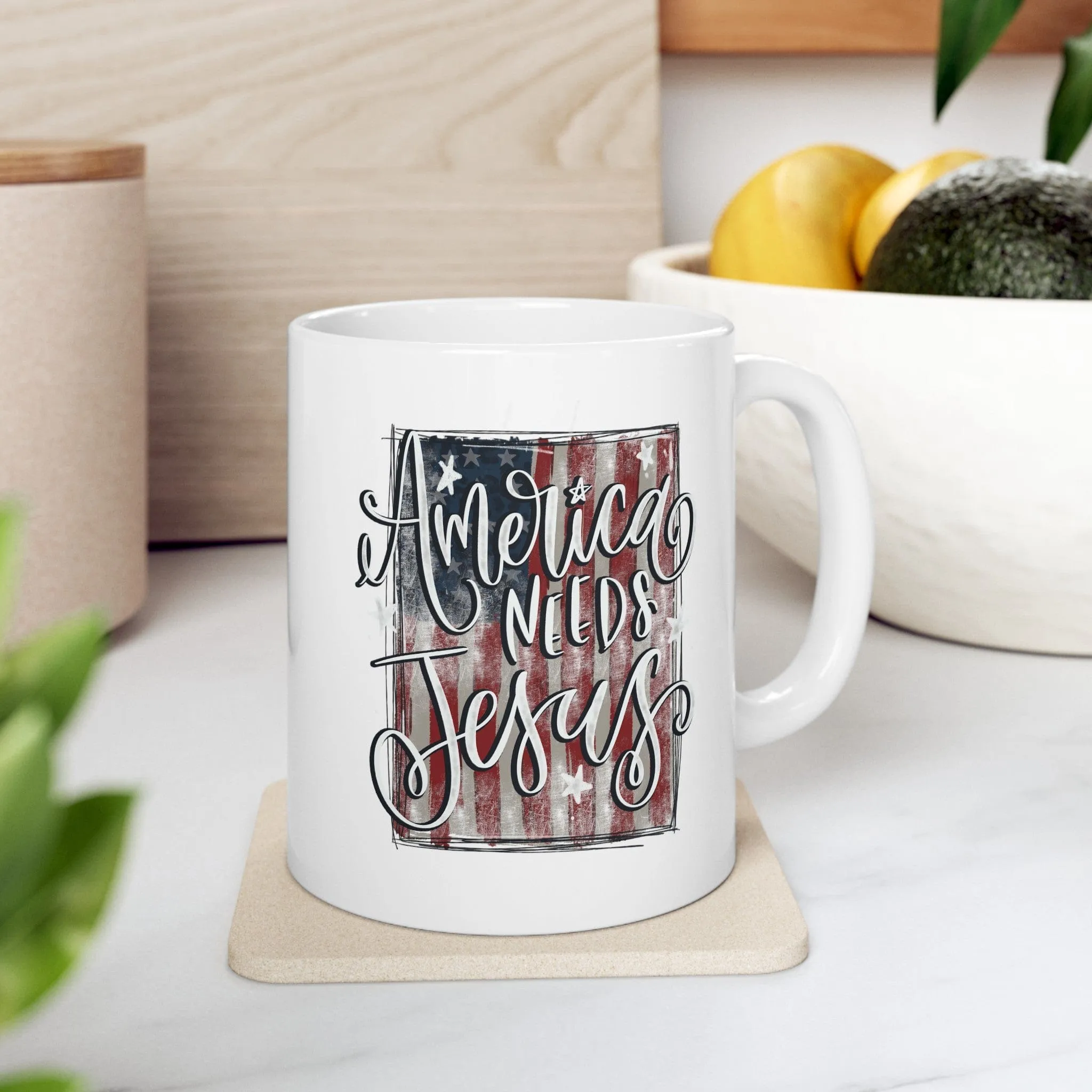 America Needs Jesus 11oz Mug