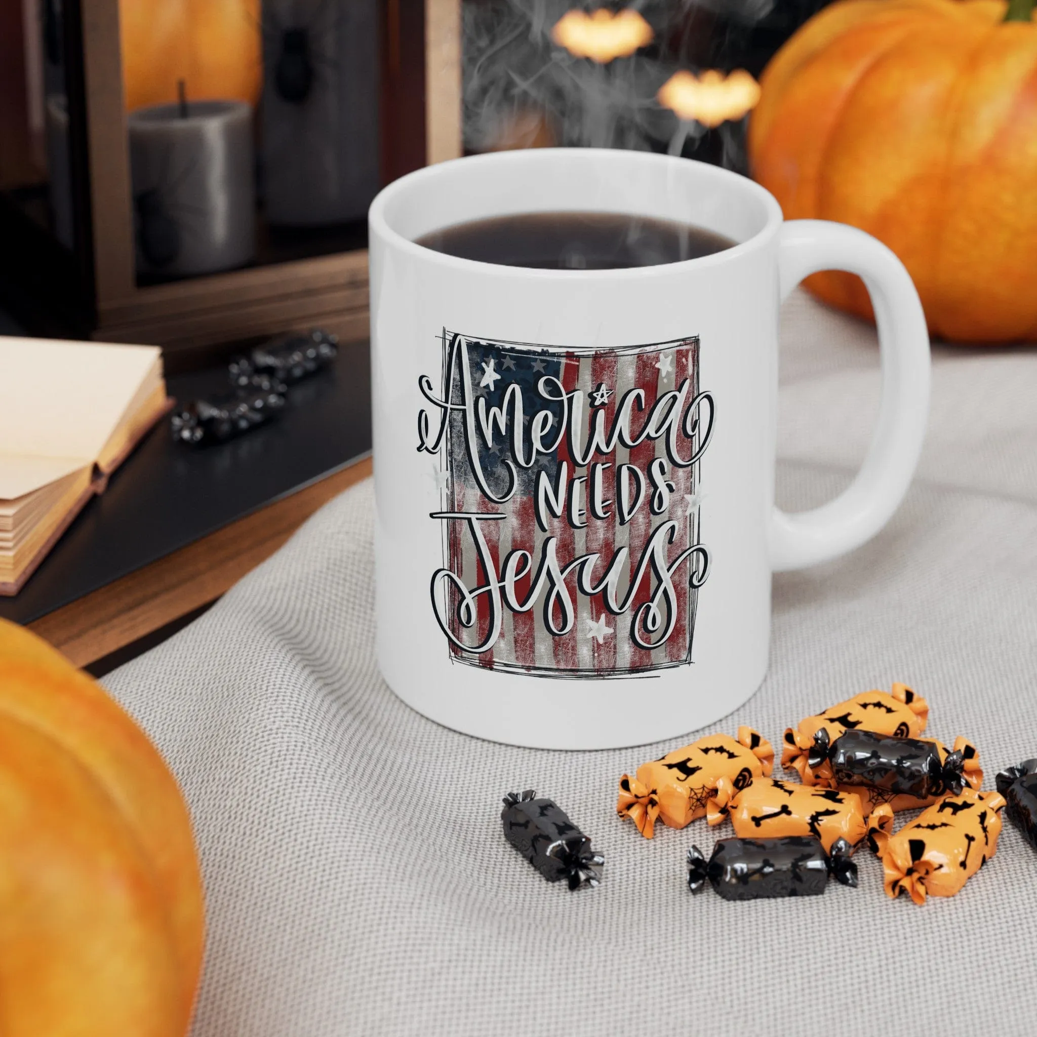 America Needs Jesus 11oz Mug