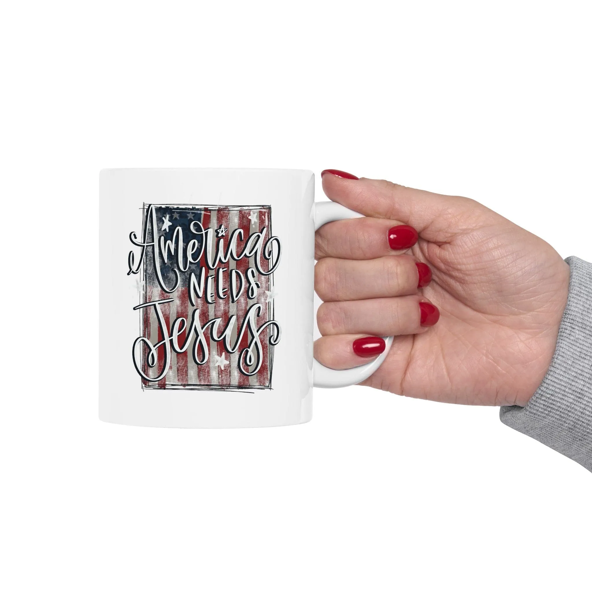 America Needs Jesus 11oz Mug