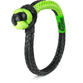 Bubba Rope 5/16" NEXGEN GATOR-JAW SYN SHACKLE GREEN/BLACK