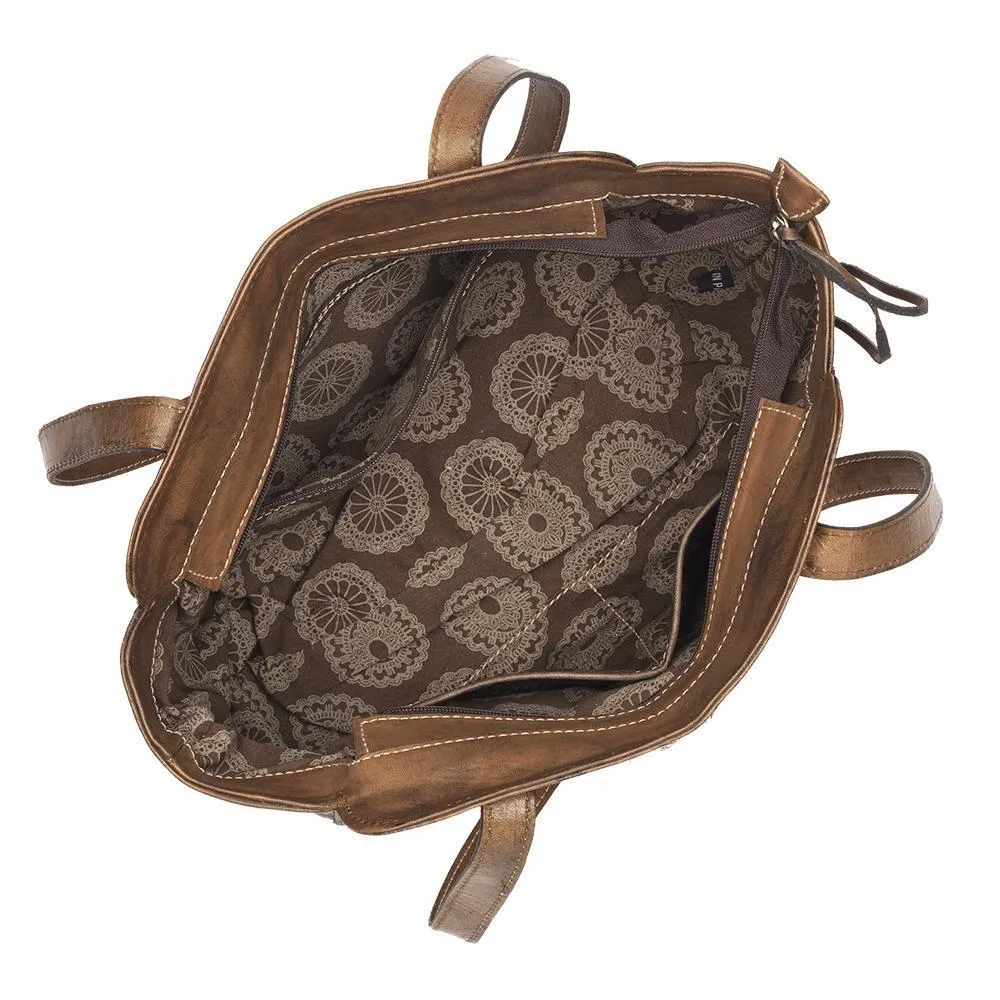 Cowtown Hair-On Shoulder Bag w/ Conceal Carry Pocket