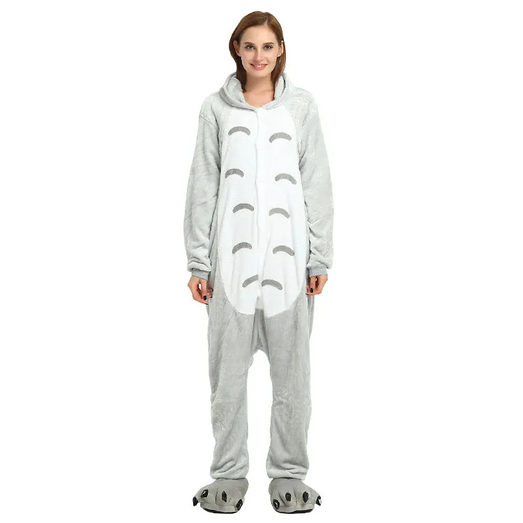 Grey Totoro Adult Onesie