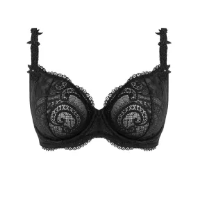 Izumi Black Underwired Balcony Bra