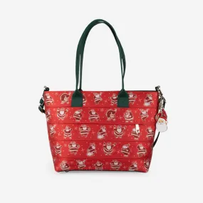 Mini Streamline Tote / Holly Jolly