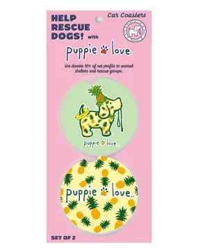 PINEAPPLE PUP CAR COASTER