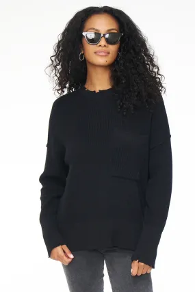 Pistola - Darya Oversized Crewneck Pullover - Midnight *FINAL SALE