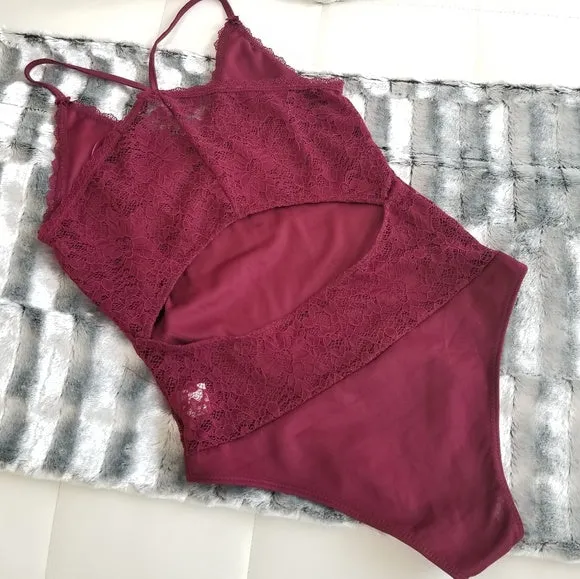 Plum Lace Bodysuit