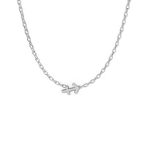 Silver Sagittarius Zodiac Necklace