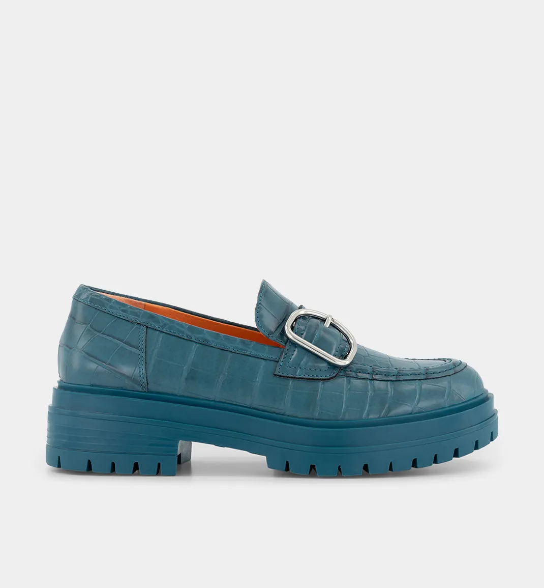 Una Buckle Slip On Loafer | Peacock Croc