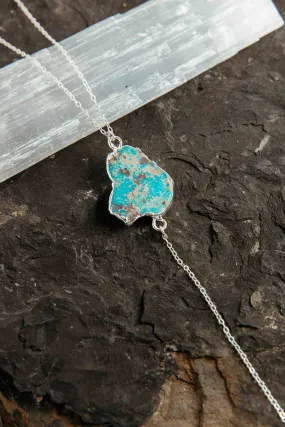 Wild & Free Turquoise Lariat Necklace